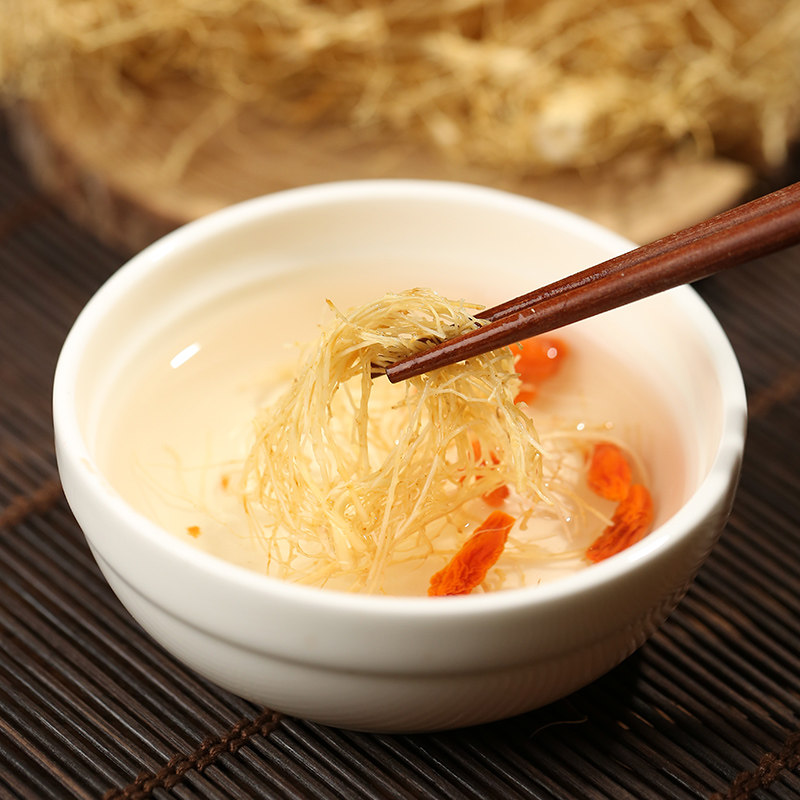 高人 人参须100g 白参须长白山整枝人参切须山参须泡水泡酒养生茶