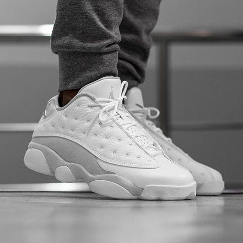 air jordan 13 aj13白绿 熊猫 铜钱 鸳鸯鞋 cw4409-100 439358