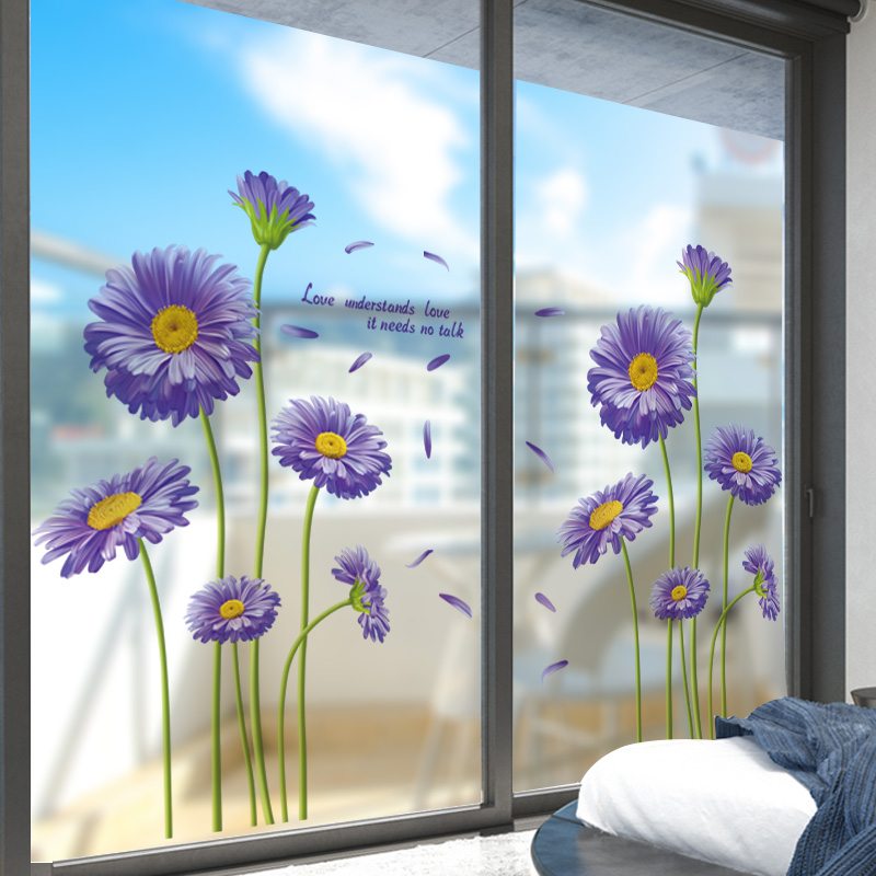 创意个性窗花贴花阳台窗户玻璃门装饰贴纸卫生间防水墙贴