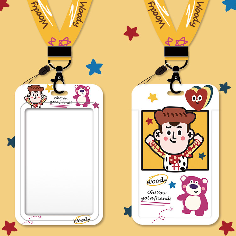 玩具总动员卡套证件件套卡通接送幼儿园胸牌校园卡套