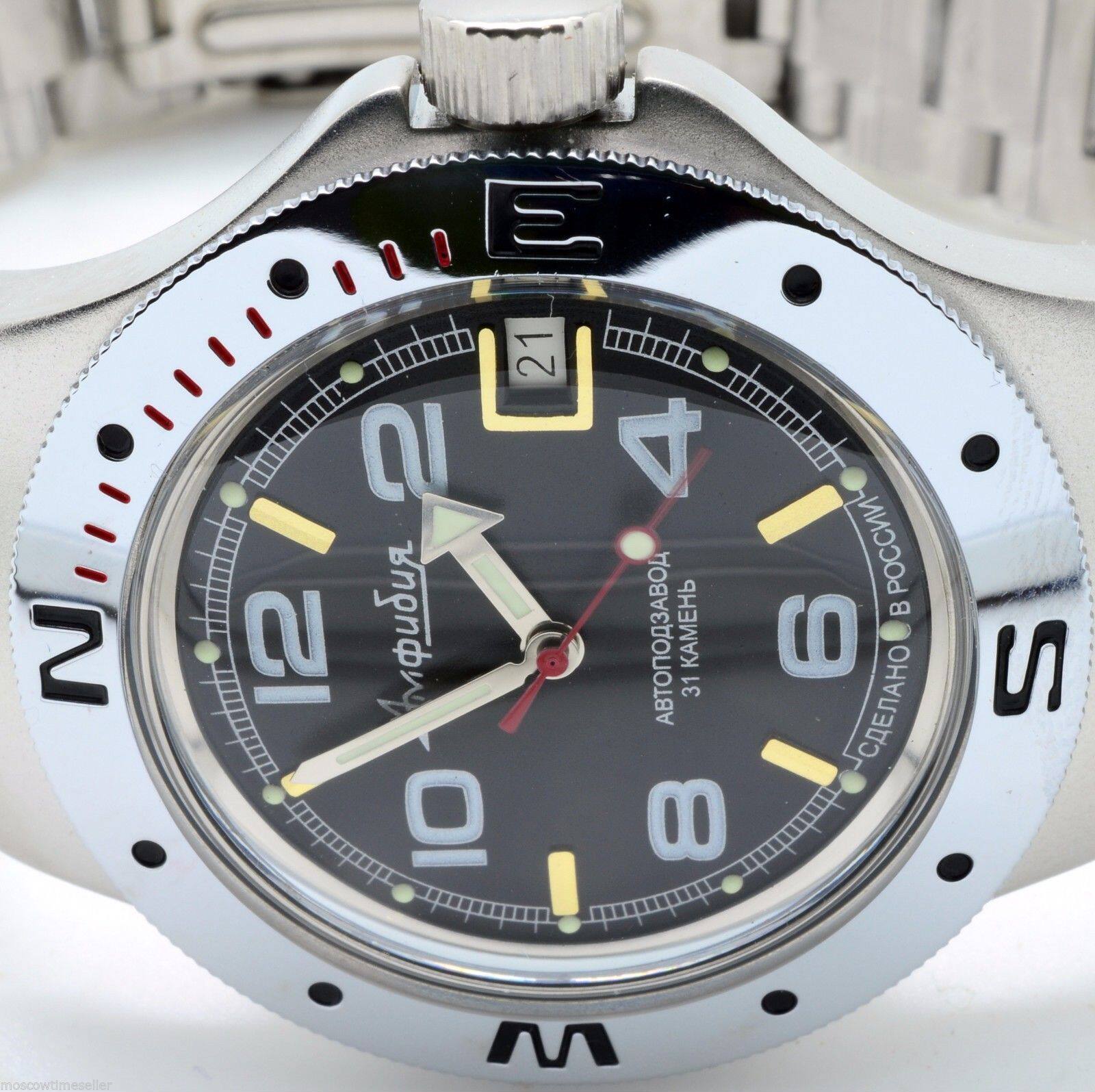 俄罗斯军表潜水游泳蛙人自动自动机机械休闲男表欧美腕表