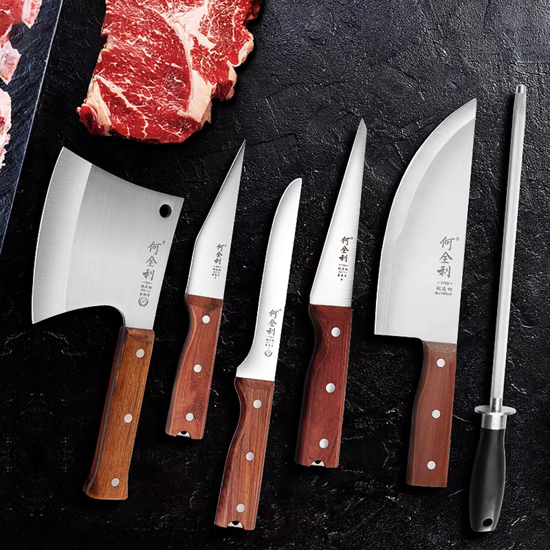 杀猪专用屠夫猪肉刀卖工具屠宰刀具套装剔骨斩骨刀