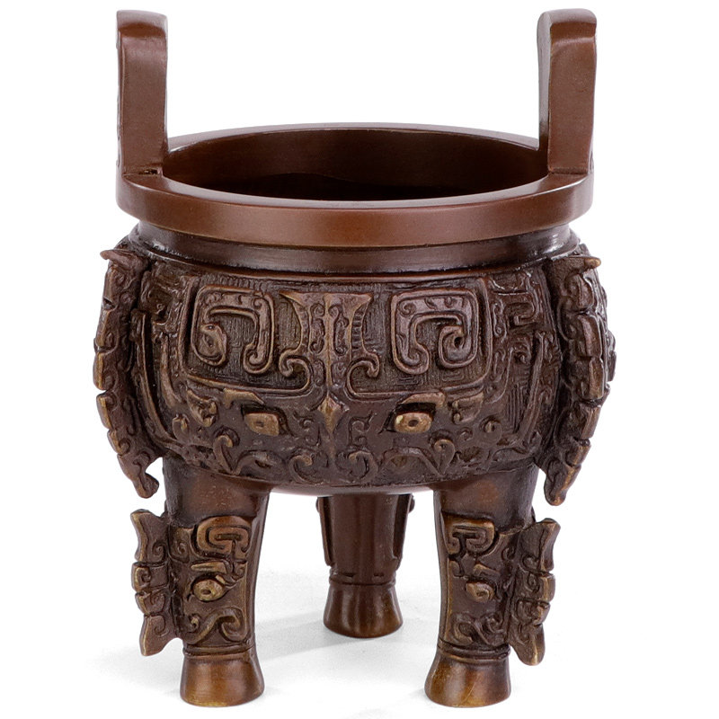 香炉李杜仿古三足鼎铜家用室内供佛熏香礼佛香薰炉