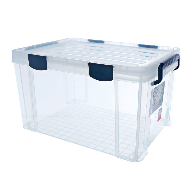禧天龙密封塑料收纳透明整理大容量食品衣物加厚收纳箱