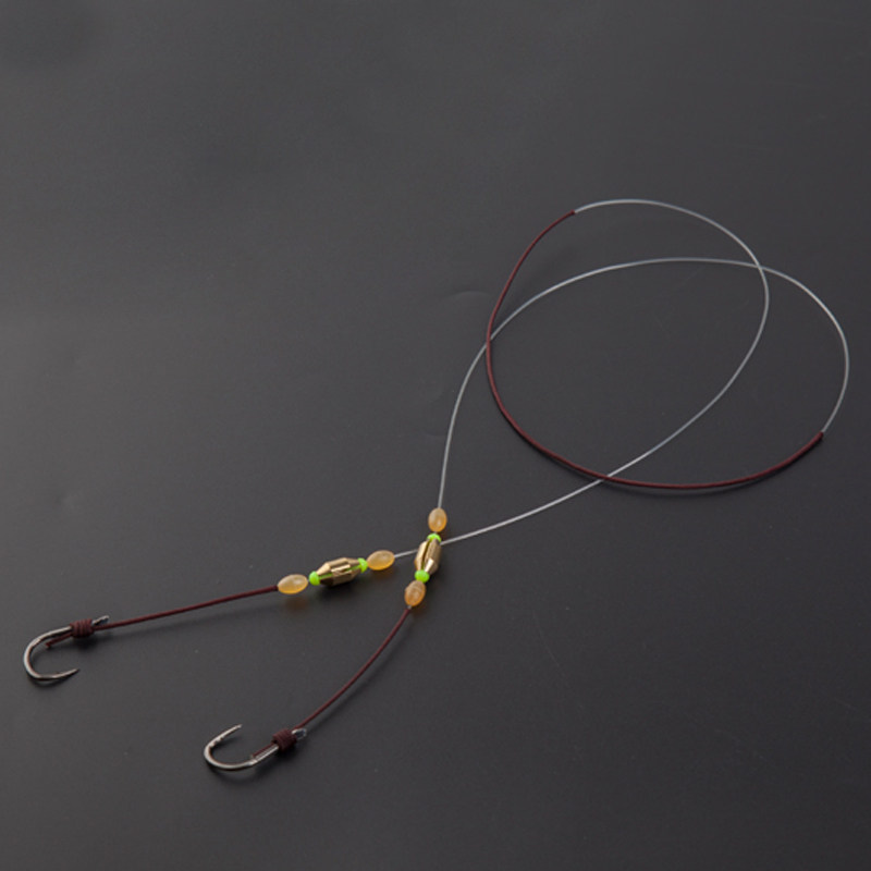 大物青鱼钩子线双巨物歪嘴钓鱼鱼子线钩绑好鱼钩