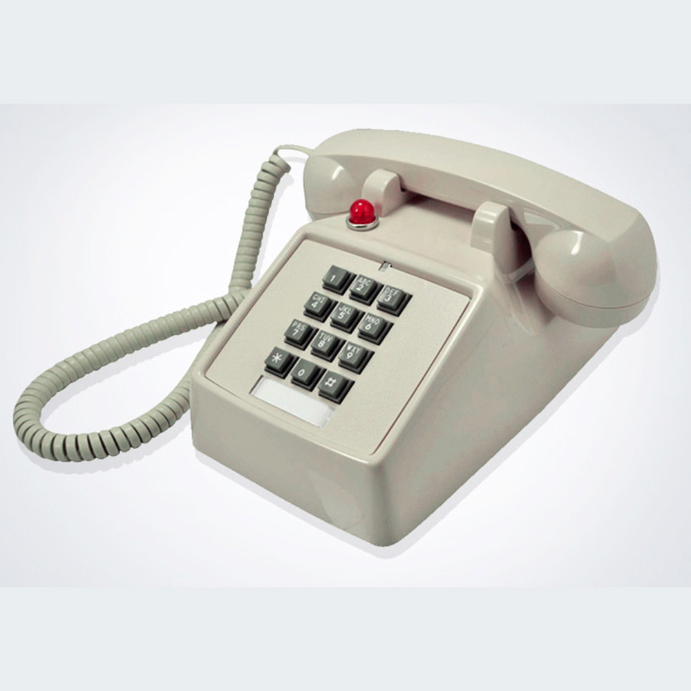 比特按键仿古复古座机古董电话机美式机械振铃电话机有绳