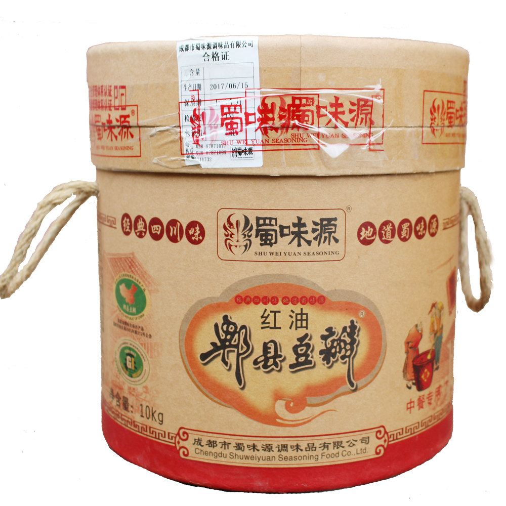 味源红油郫县豆瓣10kg四川餐饮商用大桶调料酱类调料