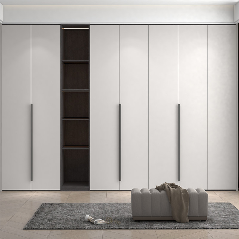 上海兔宝宝衣柜全屋定制家具简约现代卧室走入整体定制走入式衣柜