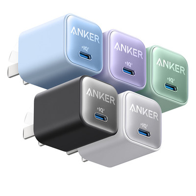 anker安克30w安芯pro氮化镓快充头适配苹果手机充电器