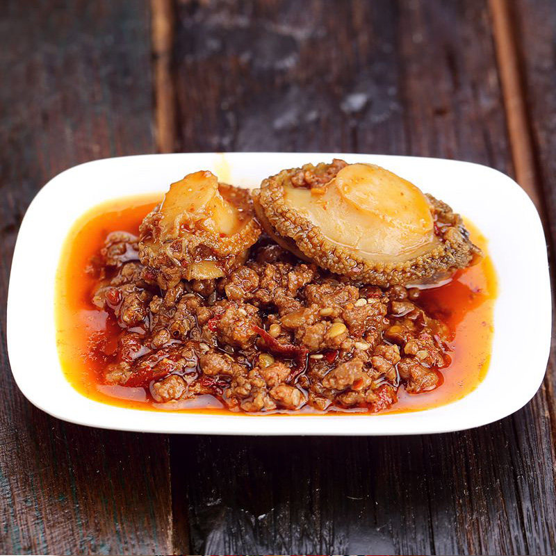 老友味下饭拌面酱剁椒辣酱即食麻辣鲍鱼牛肉酱2只鲍鱼买2件减10元