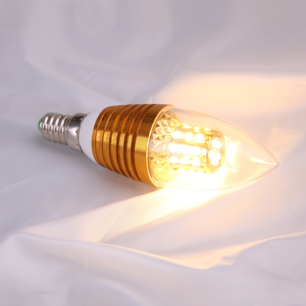 十田照明led灯泡e14小螺口尖泡拉尾泡 水晶吊灯光源12w超亮节能灯