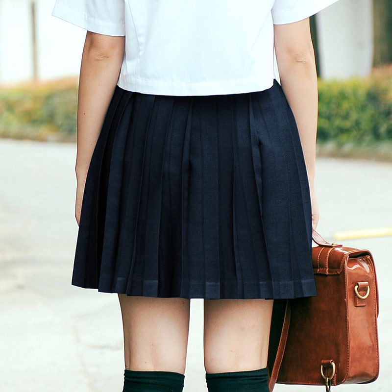 少女装班服半身裙子日本校服学生短裙日系jk制服裙水手服百褶裙