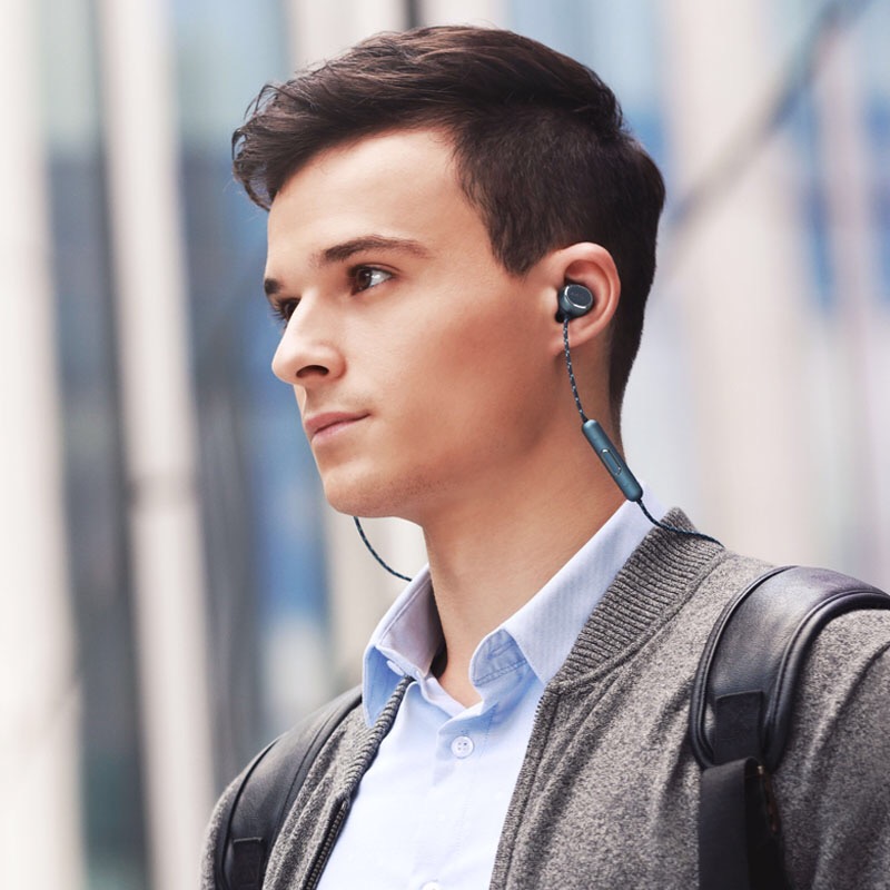 akg/爱科技 n200 wireless无线蓝牙双耳入耳式耳机磁吸运动跑步长续航