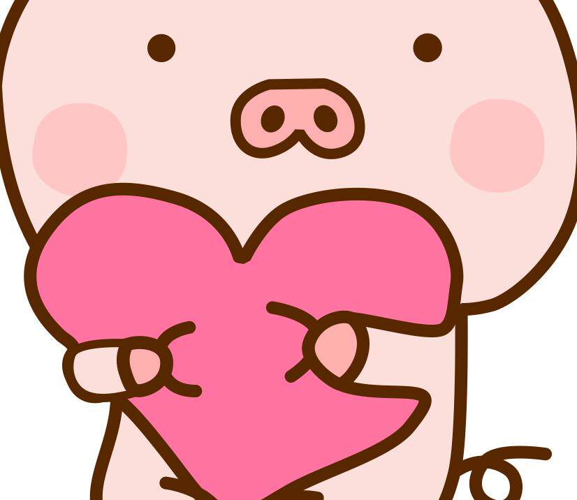 粉色小猪矢量图pigperfect小猪宝宝派对素材设计ai设计素材