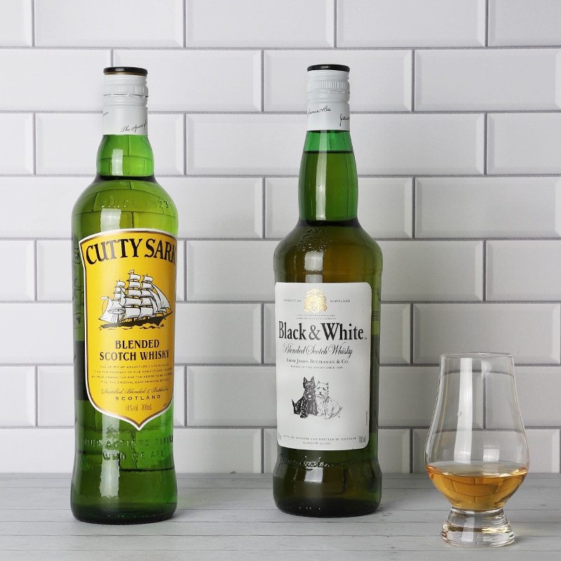 绿皮书同款顺风威士忌苏格兰进口洋酒700ml可乐黑白威士忌