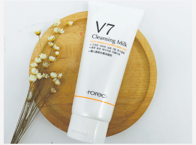 韩婵v7洗面奶控油男女去黑头淡化痘印补水保湿洁面