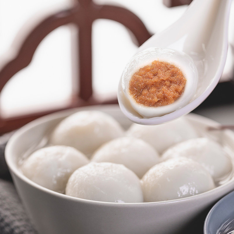 汤圆猪肉肉馅500g速冻大元元宵糯米丸子点心汤圆