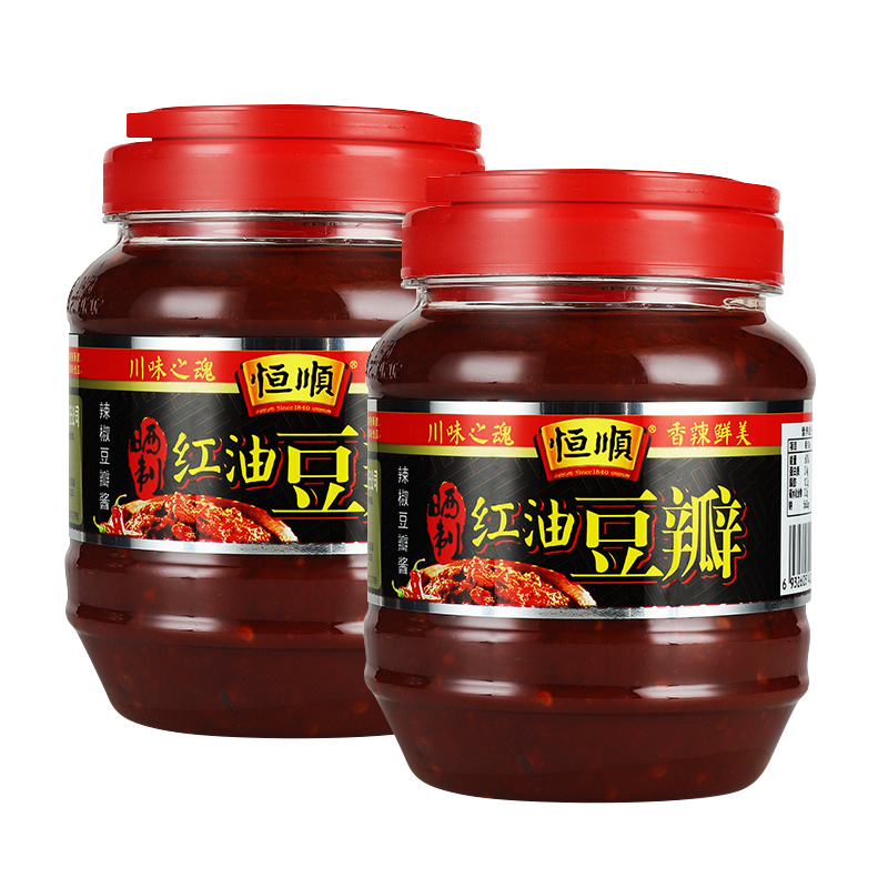 恒顺蘸料厨房家用日常锅底火锅辣味红油炒菜豆瓣酱