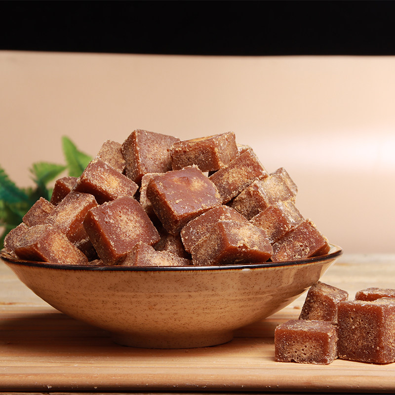 糖块云南南红甘蔗老红红河糖水手工古法正品红糖