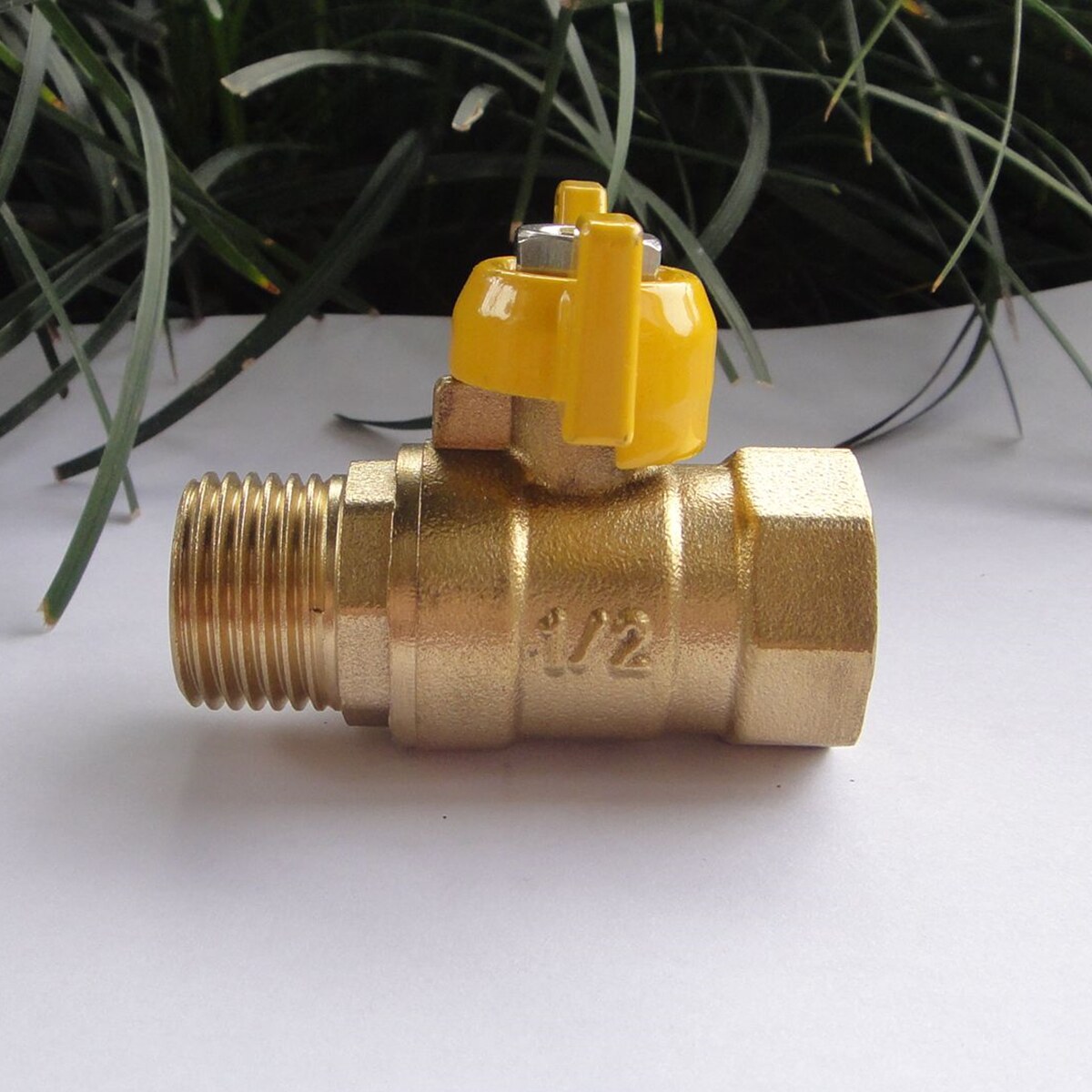 球阀加厚可靠4分内外丝铜蝶柄dn15热水器球阀