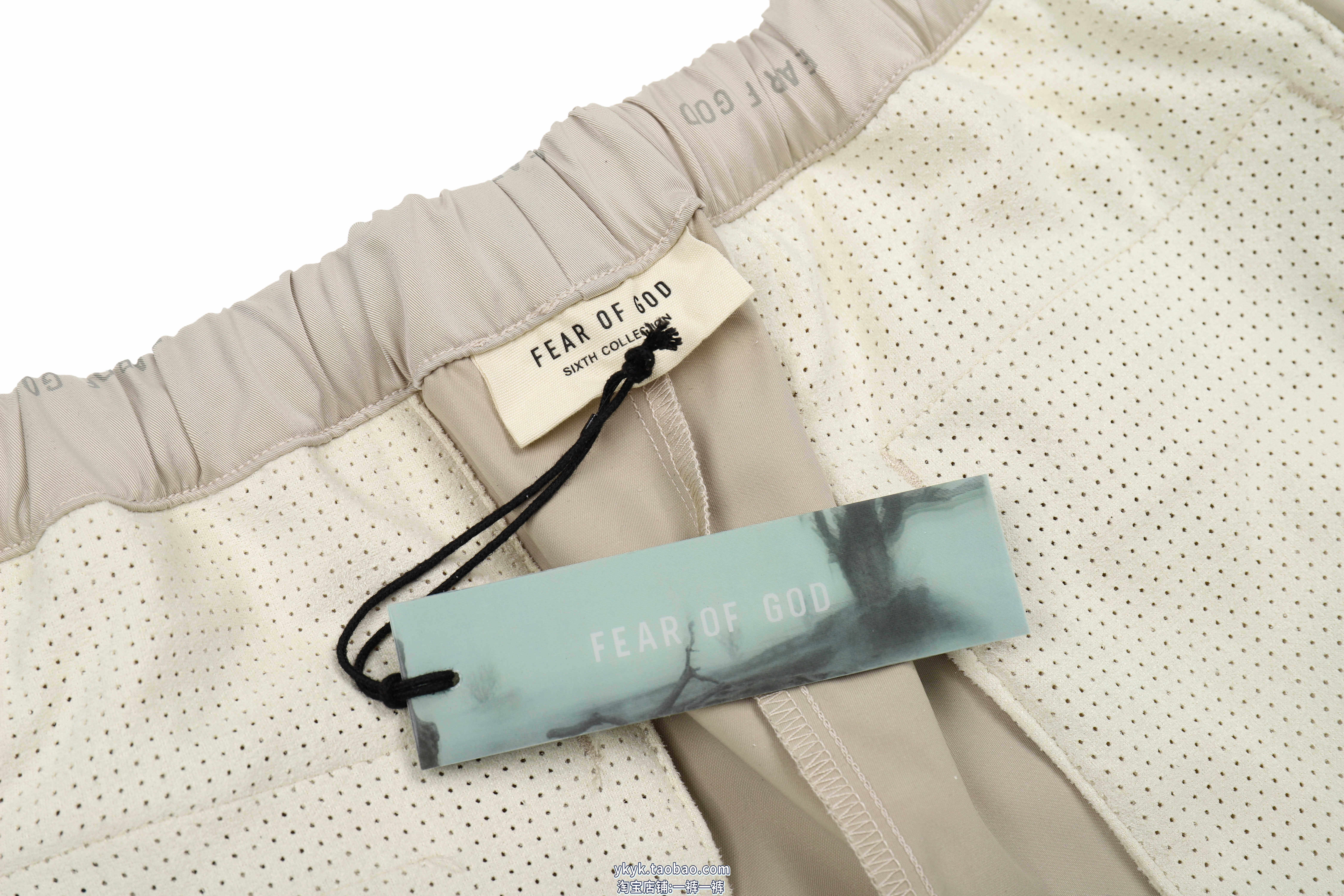 fearofgodfog第六季满印logo弹幕高街魔术休闲裤