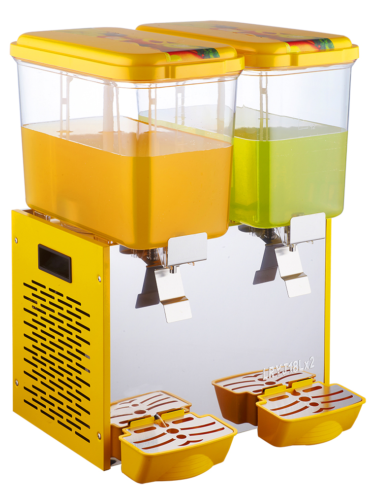 饮料机商用果汁机奶茶店设备双缸三缸冷热全自动冷饮机豆浆奶茶机