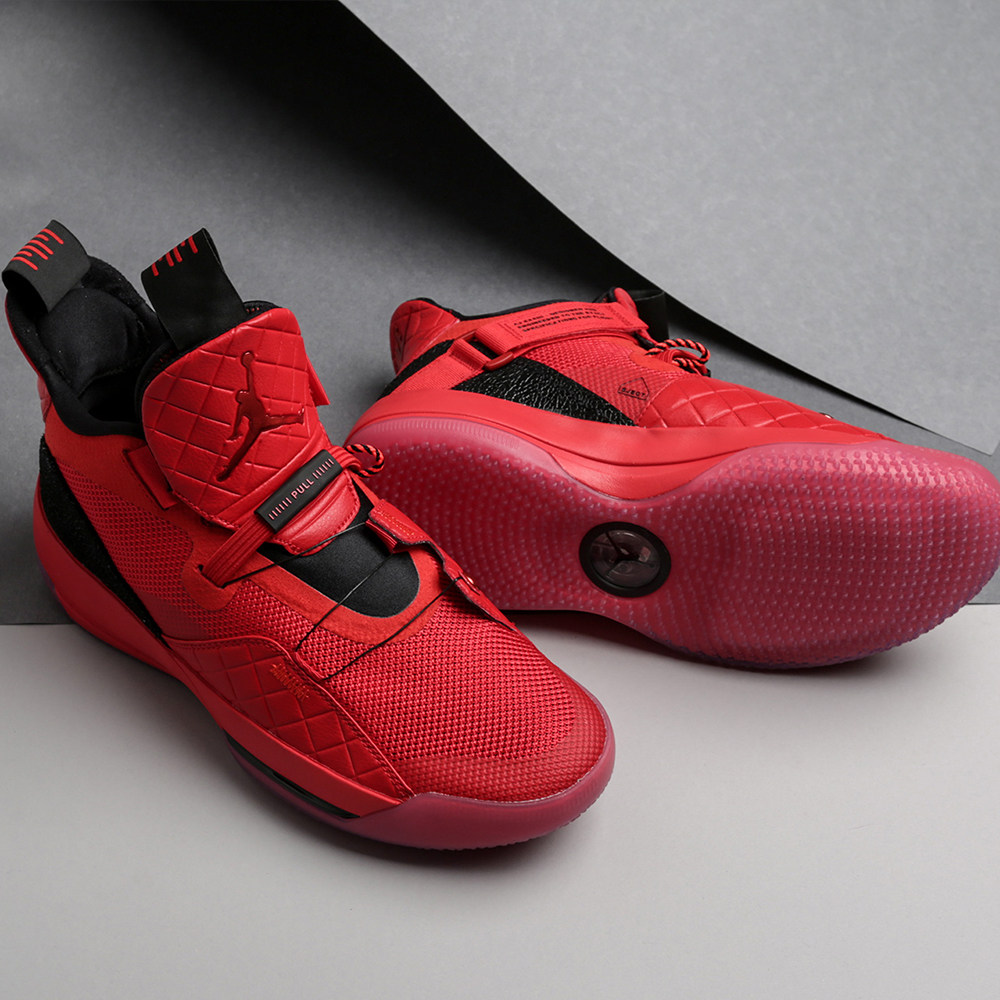 洛城kicksairjordanxxxiiipfaj33大红篮球球鞋篮球鞋