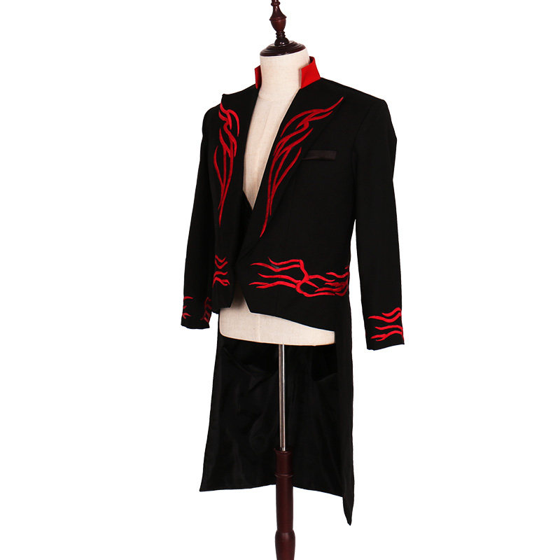 北方魔术麦杰燕尾服变伞变鸽魔术师服装男士大型魔术套装