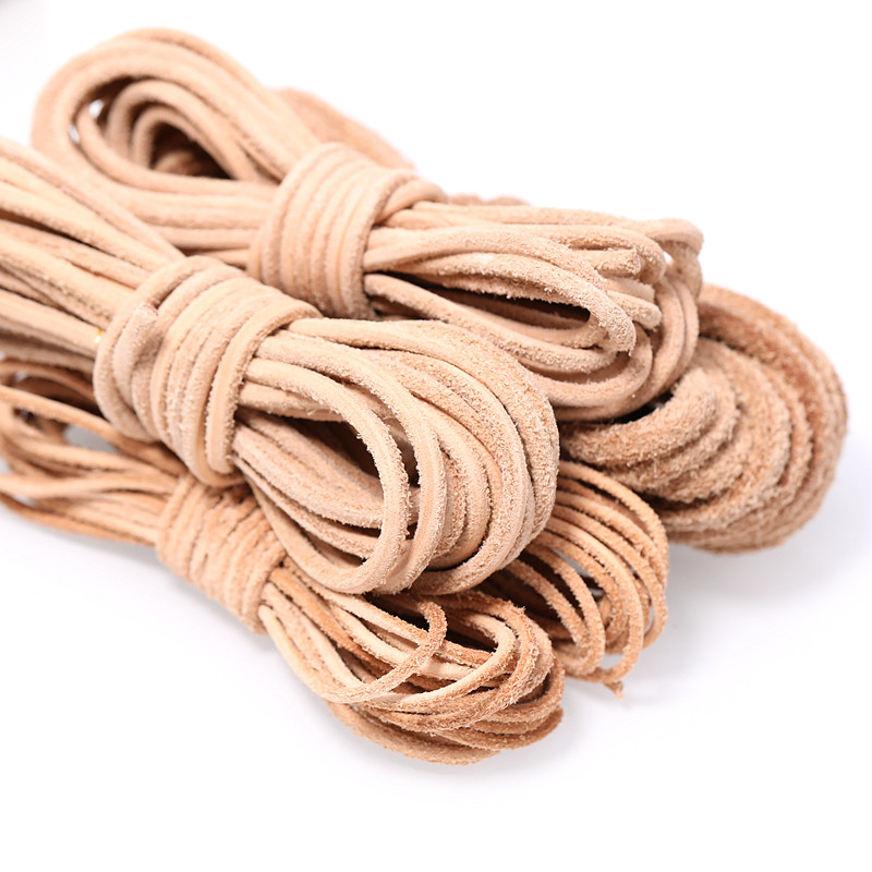 diy手工皮绳原色牦牛真皮2mm3mm4mm5mm牛皮手链项链绳