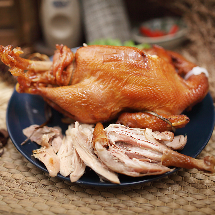 熏鸡当天生产东北特产正宗帮子尹家老式古法鸡熟食