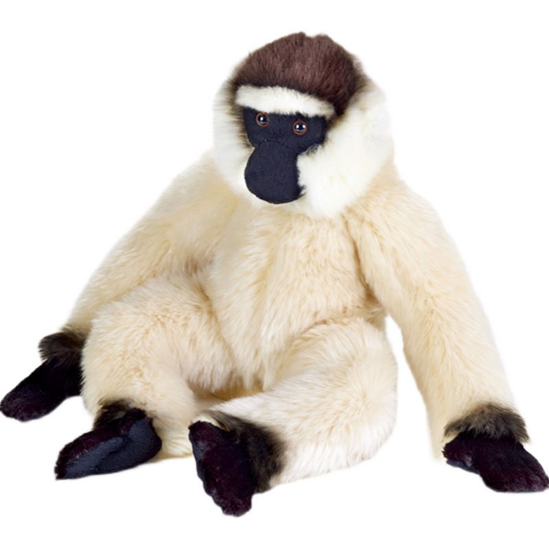 正版国家地理仿真长臂猿毛绒玩偶猩猩公仔欧盟儿童玩具毛绒布艺类玩具