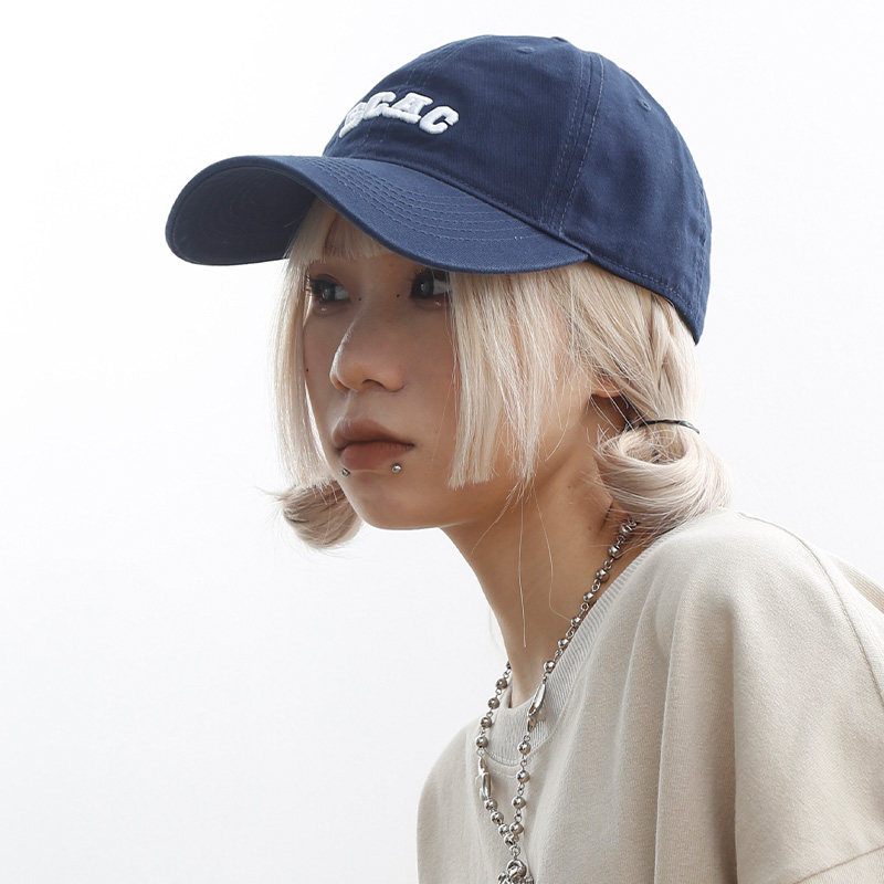 beamlife韩版ins百搭软顶刺绣大头帽子鸭舌帽棒球帽帽子