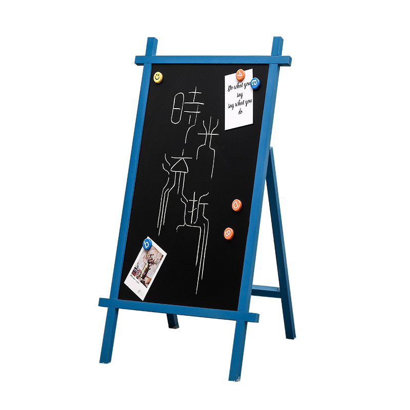 广告立式落地支架黑板店面宣传菜单写字板架黑板