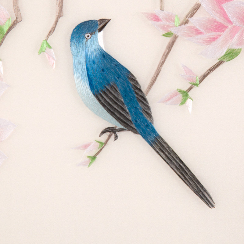 挂画苏绣成品手工刺绣精品花鸟客厅书房装饰画苏绣