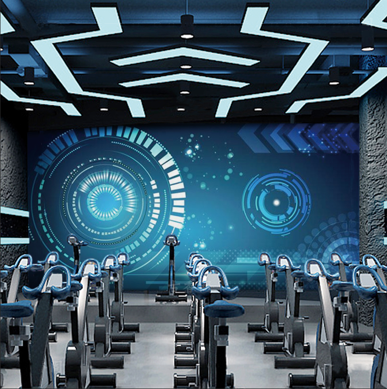 科技墙纸科幻太空舱壁纸办公室墙布背景墙装修电竞无纺布墙纸