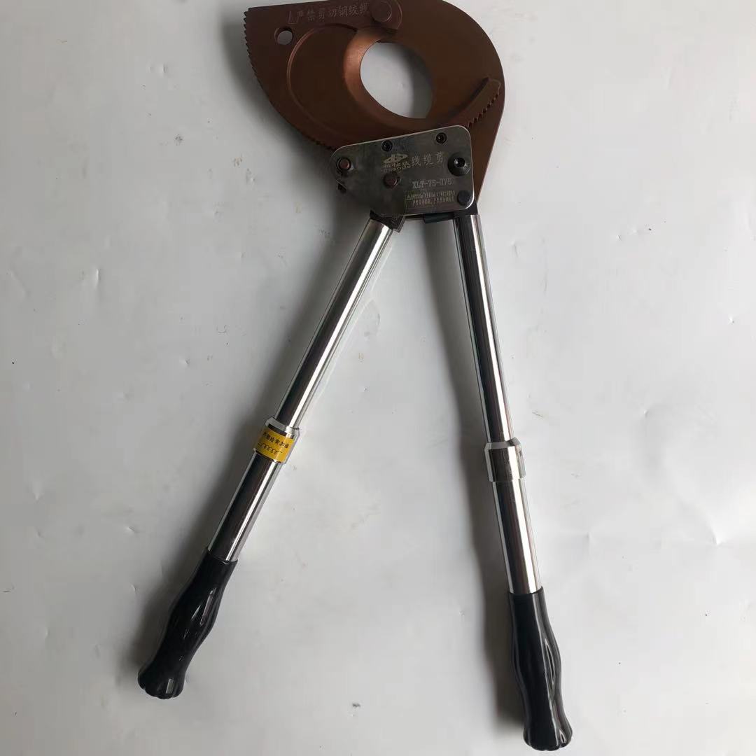 断线柏仕达j75棘轮轮式电缆机械式铜铝线缆剪切线缆钳