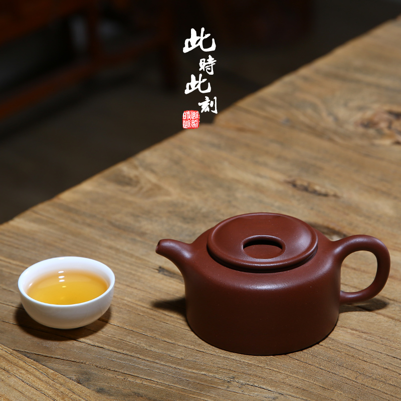 茶壶紫砂壶国君宜兴宜兴紫砂牛盖莲子壶纯手工紫砂茶壶