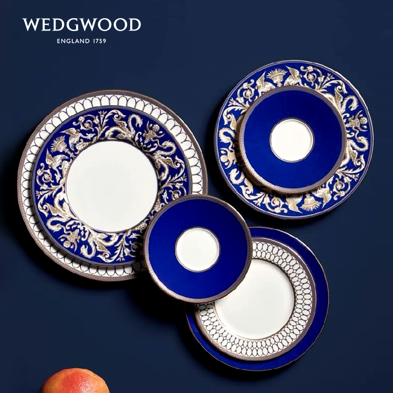 金粉年华1827cm平盘wedgwood餐盘点心欧式牛排盘子盘