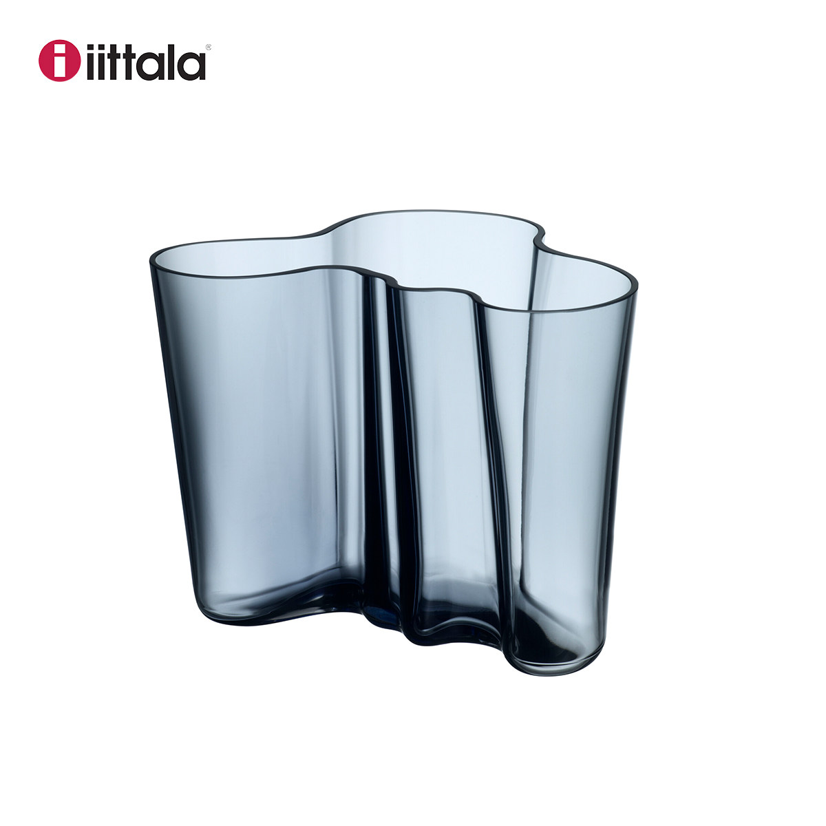 iittala传奇湖泊系列透明玻璃花瓶