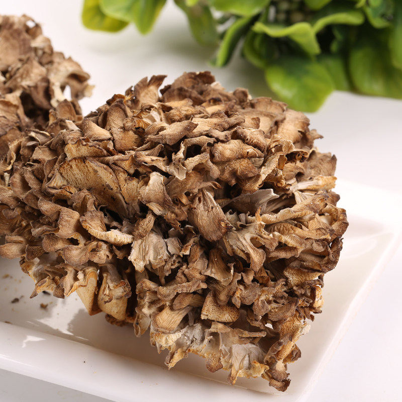 泰山特产野生山珍松菇金针菇银耳茶树菇黑木耳天花组合礼盒装600g