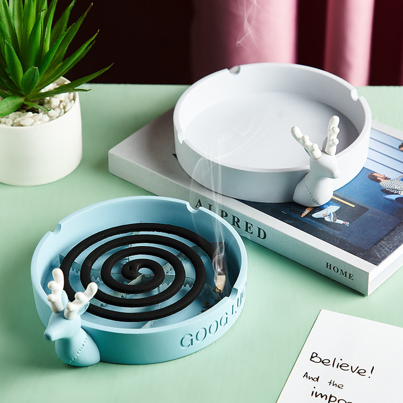 蚊香香炉创意可爱装饰品摆件家用室内香薰炉