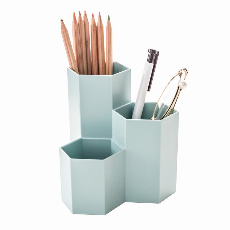 ins欧式创意个性家居装饰品桌面小摆件办公室简约收纳笔筒摆设品