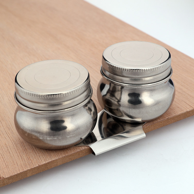 油壶密封型稀释剂松节油调色器皿容器挥发媒介清洗油画颜料