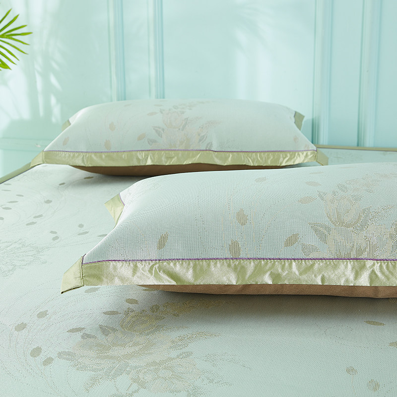 凉席枕套恒源祥冰丝枕头套单人夏季学生成人单只枕套