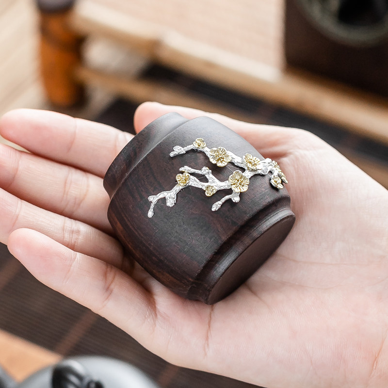 紫砂壶盖茶道功夫茶功夫茶具陶瓷茶壶盖置实木茶道