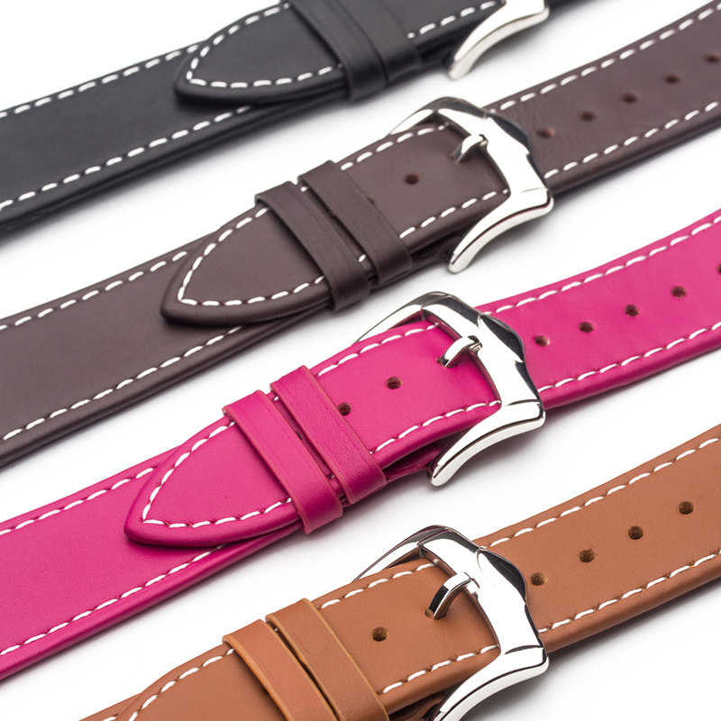 表带洽利平纹42mm环扣回环表链2手s1iwatch3智能手表手环表带