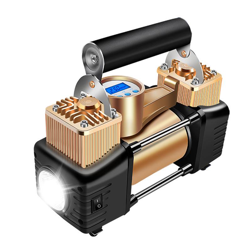 手动高压车载充气泵汽车车用打气气泵气棒机电动车载充气泵