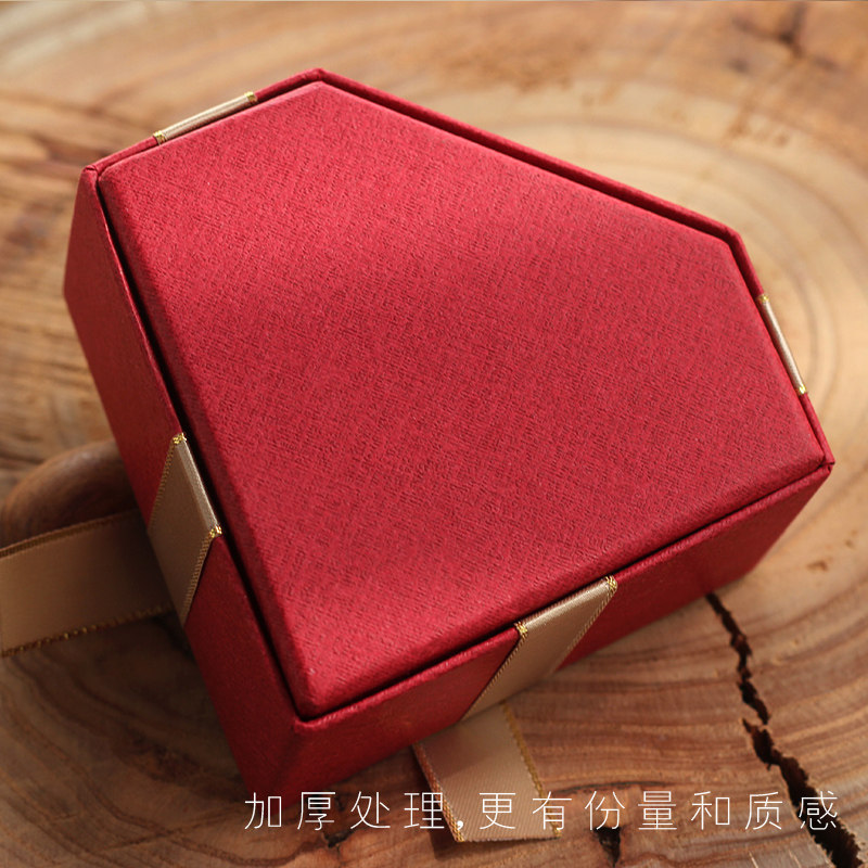 糖盒花半里婚礼伴手礼喜结婚钻石纸盒盒子婚庆糖盒