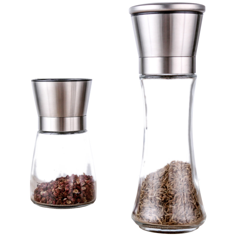 研磨胡椒不锈钢手动家用器现黑胡椒调味瓶罐
