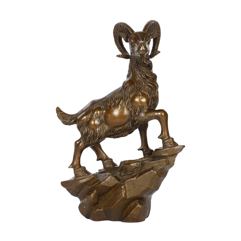 摆件纯铜金钱生肖羊领头羊办公室家居家居装饰装饰品礼品摆件